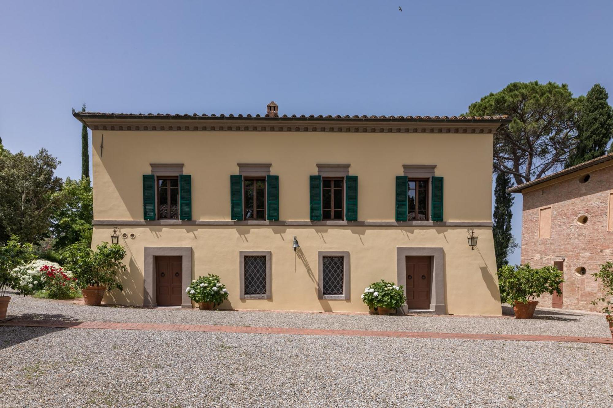 Villa Agriturismo Tenuta La Campana Asciano Luaran gambar